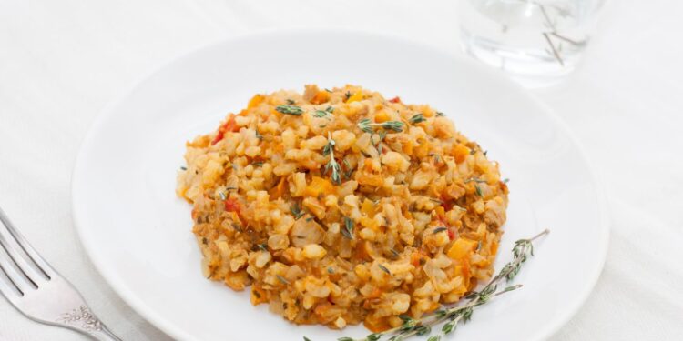 risoto de atum e palmito