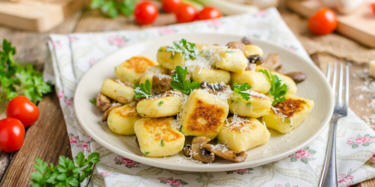 snack de nhoque crocante