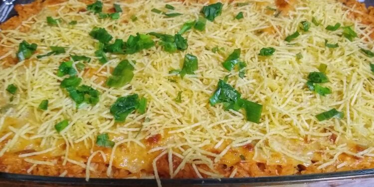 arroz de forno com bacalhau