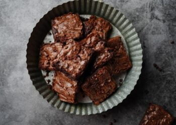 brownie de micro-ondas