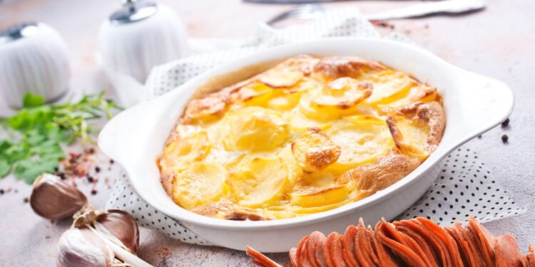 calabresa com creme de batata