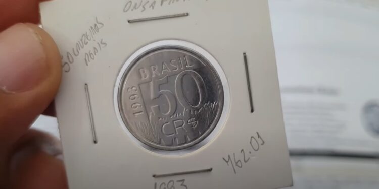 Saiba tudo sobre a moeda de 50 cruzeiros reais com a onça-pintada