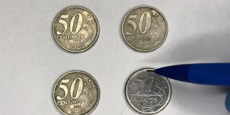 4 Moedas Valiosas de 50 Centavos que Valem quase R$ 15MIL REAIS