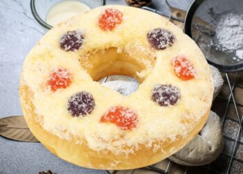 rosca de leite Ninho