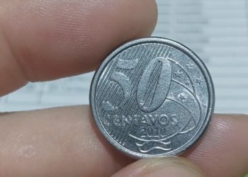 Sorte de quem guardou essa MOEDA de 50 CENTAVOS
