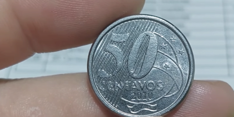 Sorte de quem guardou essa MOEDA de 50 CENTAVOS