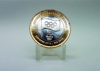 moeda mais rara e valiosa das Olimpíadas