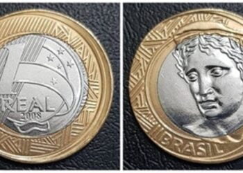 MOEDA de 1 REAL ano 2008