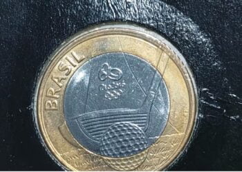 Moeda 1 real golfe