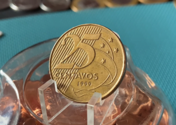 Moeda 25 centavos 1999