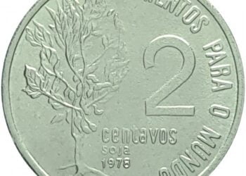 Moeda de 2 centavos do Plano Cruzeiro valiosa