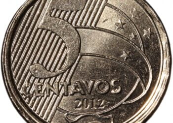 Moeda de 50 centavos híbrida valiosa