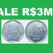 Moeda rara 25 centavos que vale até R$3MIL