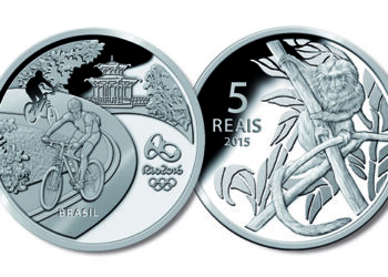 Moedas de 1 real das Olimpíadas