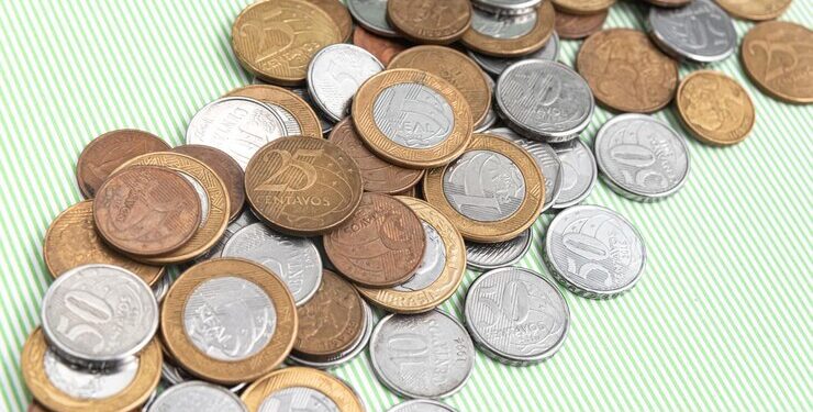 Moedas de 5 e 50 centavos valiosas