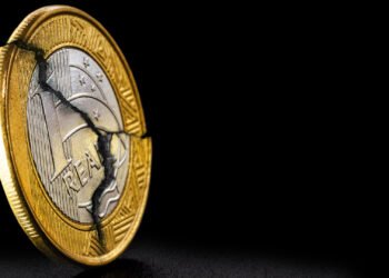 Moedas valiosas de cunho quebrado