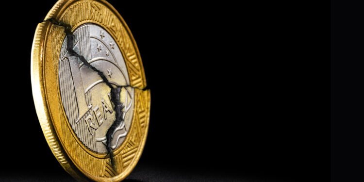 Moedas valiosas de cunho quebrado