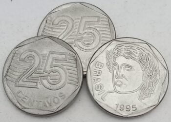Moedas valiosas década de 90