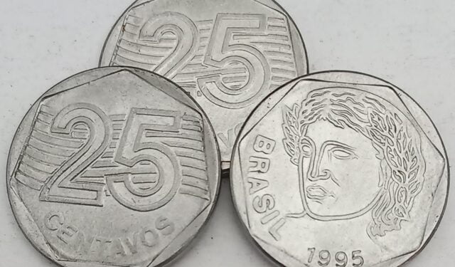 Moedas valiosas década de 90
