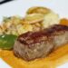bife de alcatra com molho cremoso