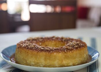 bolo cocada queimada