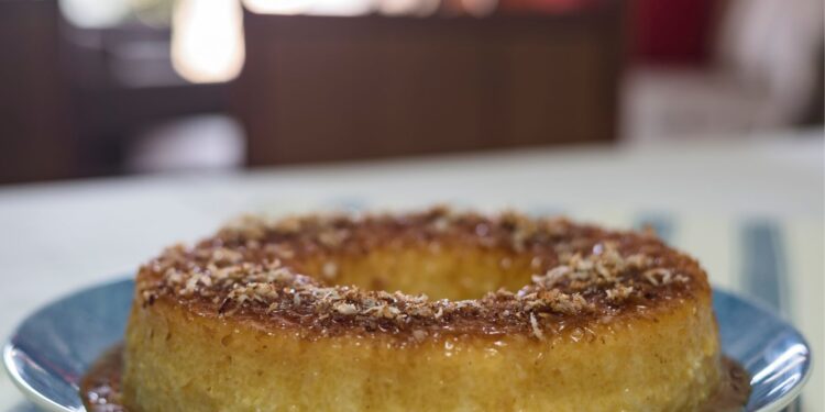 bolo cocada queimada