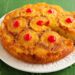 bolo de abacaxi caramelizado