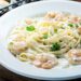 Camarão com Fettuccine ao molho cremoso; SÓ FAÇA