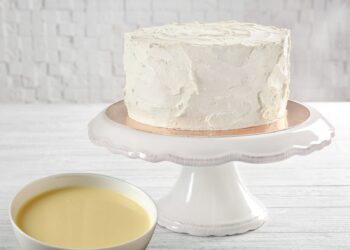 cobertura estruturada de leite condensado