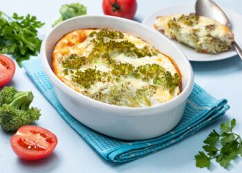 falso empadão de brócolis