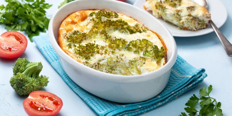 falso empadão de brócolis