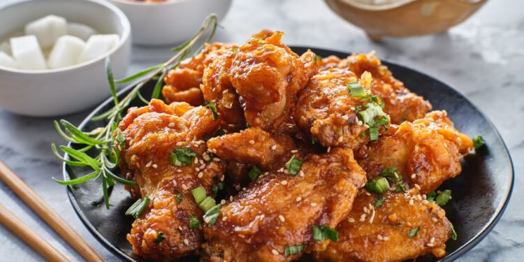 frango frito coreano