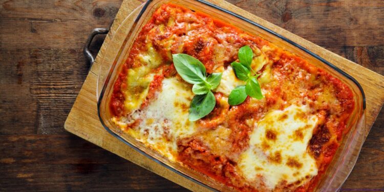 lasanha de palmito na Air Fryer