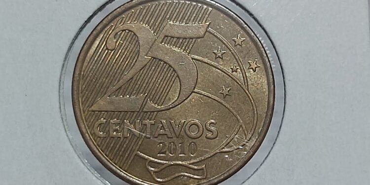 moeda de 25 centavos valiosa