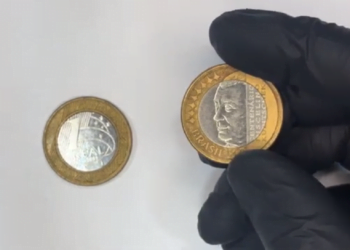 Moeda Rara de 1 real JK que pode valer até R$300.