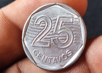 Você não vai acreditar: moeda de 25 centavos ano 1994 tem erro raríssimo!