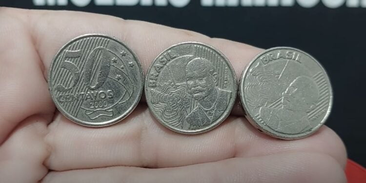 Inacreditável: a moeda de 50 centavos em três versões pode valer mais de R$ 400!