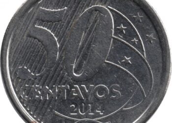 2 Moedas de 50 centavos