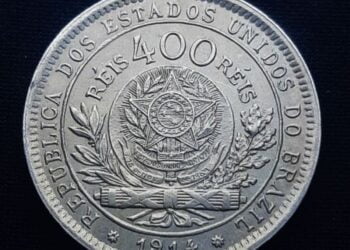 Moeda de 400 réis pouco conhecida