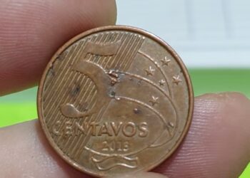 Moeda 5 centavos 2013