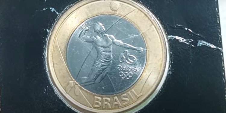 Moeda Olímpica Vôlei 2015