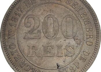 Moeda de 200 réis valiosa