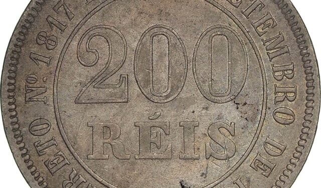 Moeda de 200 réis valiosa