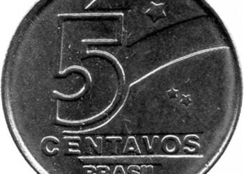 Conheça a moeda de 5 centavos mais rara do Cruzado