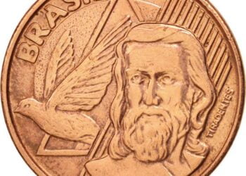 Moeda rara de 5 centavos