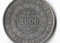 Moeda rara de 2000 réis