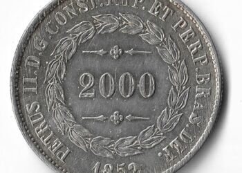 Moeda rara de 2000 réis