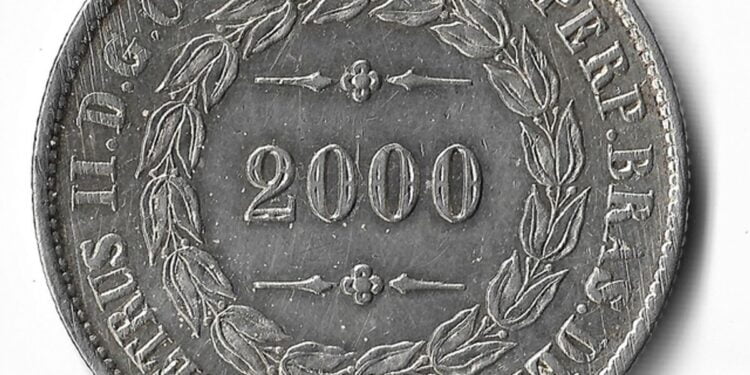 Moeda rara de 2000 réis