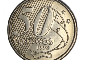 Moeda valiosa de 50 centavos do tipo Prova