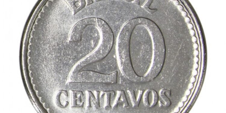 Moedas brasileiras raras e valiosas de 20 centavos